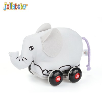 Plush  Animal Soft  Pullback Vehicle Car for Baby Playing