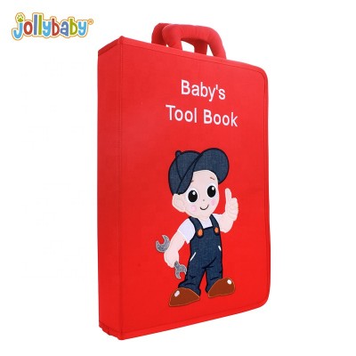 Jollybaby Baby's tool  book Educational Book Early Learning preschool material