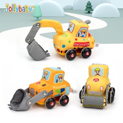 Wholesale pullback car colored soft fabric toy cars