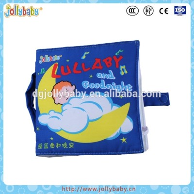 Jollybaby 2019 Innovative Square Shaped Baby Fabric Soft Cloth Book