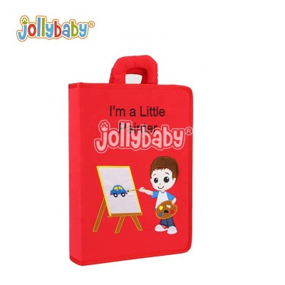 Jollybaby I'm a little painter Cloth  book Educational Book Early Learning preschool material