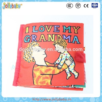 Jollybaby OBM Early Childhood Educational Bedtime Baby Cloth Book