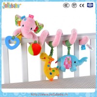 Flexible baby bed bumper baby crib decoration spiral toy