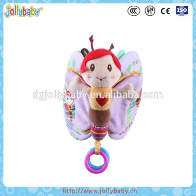 Jollybaby 2019 New Design Lovely Cartoon Animals Butterfly Cloth Book