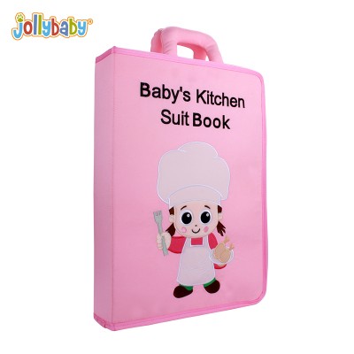 Jollybaby Baby's kitchen suit book Educational Book Early Learning preschool material