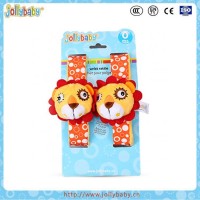 Dongguan Jollybaby New Arrival Adorable Infant Baby Sock Toy With Ring