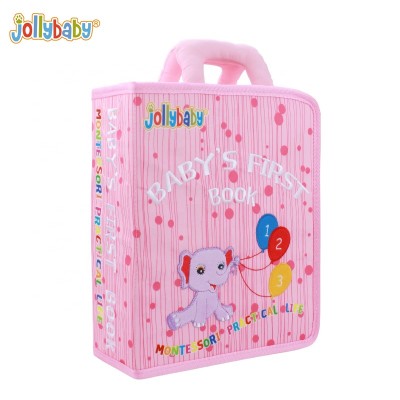 Jollybaby Baby's first counting book Educational Book soft cloth book for baby gift