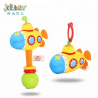 Jollybaby EN71 certificate soft baby rattle and vibrator toy