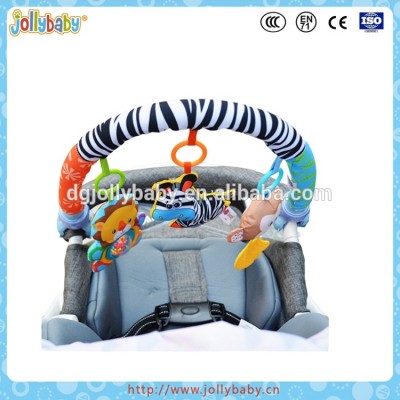 Musical Funny Travel Baby Take-Along Stroller Arch Toy