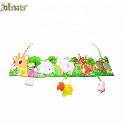 Jollybaby fun bed surrounding soft cloth animal book for early education