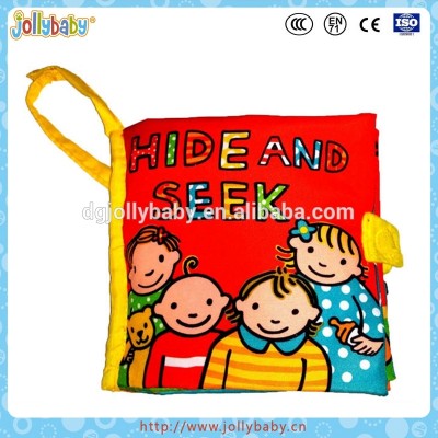 Jollybaby OBM Wholesale Hot Selling And Baby Favorite Popular Educational Fabric Book