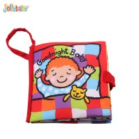 Baby kids cartoon soft flip cloth book for touch and feel